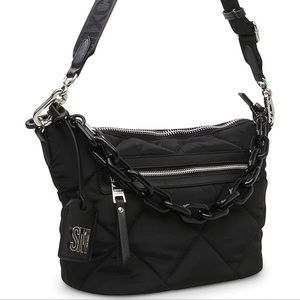 Steve madden Dumbo-n quilted cross body in black
